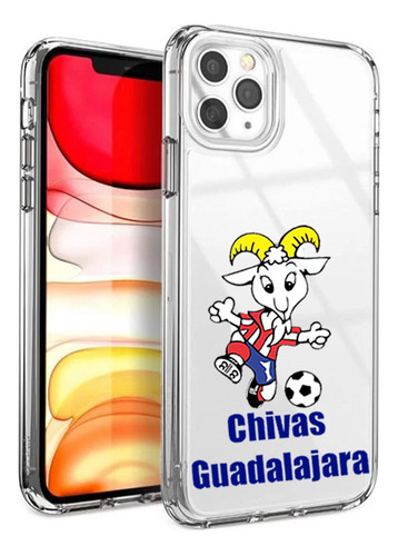 Funda Transparente Para Iphone 11 Al 16 - Chivas Del Guada Transparente Iphone 12 Pro