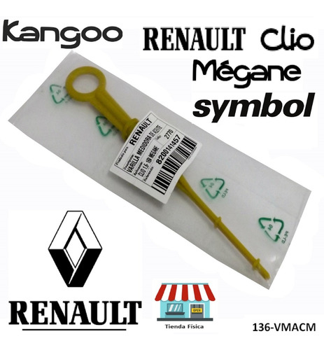 Varilla  Medir Aceite Renault Clioii Megane Symbol Kangoo Sc