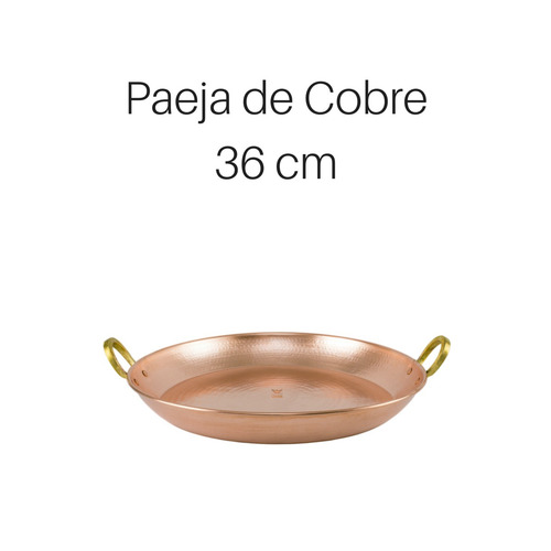 Paeja De Cobre Artesanal Nº2 - 36 Cm De Diâmetro