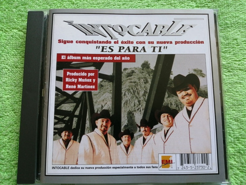 Eam Cd Intocable Es Para Ti 2000 Banda Regional Mexicana Emi