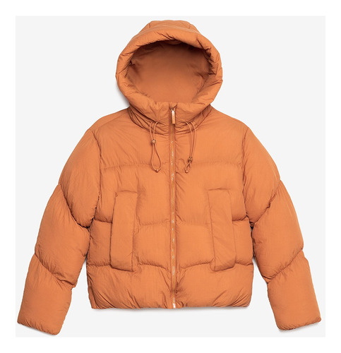 Campera Puffer Juno Orange