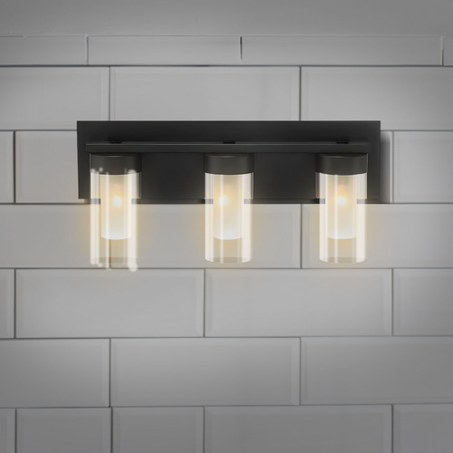 Barra De Luces Led Para Tocador De Baño 19.5'' Color Negro