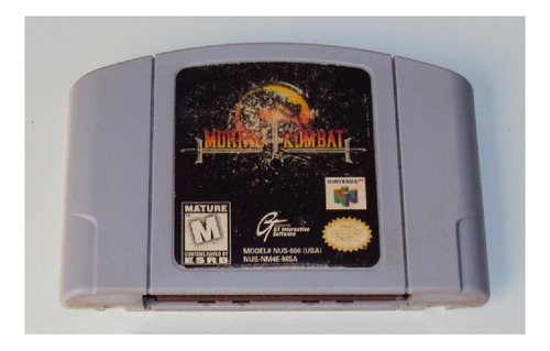 Mortal Kombat 4 Original Americano Para Nintendo 64 (Usado)