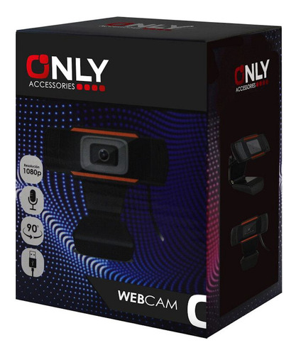 Camara Web Only 1080p Con Microfono Incorporado