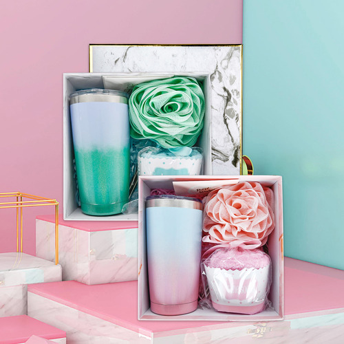 Set De Regalo Para Tazas De Café: Taza Aislante De 20 Oz Con