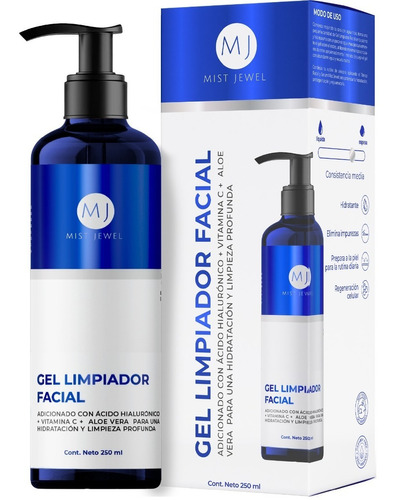 Gel Limpiador Facial Hidratante Á. Hialurónico + Vit C Jabón Momento de aplicación Día/Noche Tipo de piel Todo tipo de piel