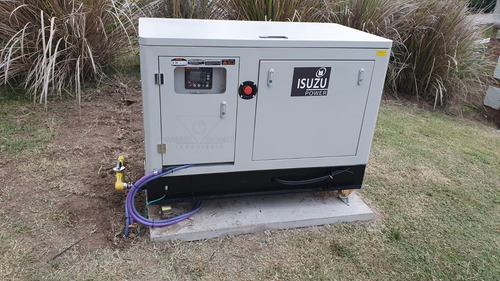Grupo Electrogeno A Gas Trifasico 40 Kva Isuzu Con Tablero