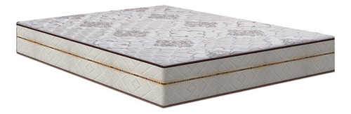 Colchão Queen De Molas Ensacadas One Face Luxury Cor Bege