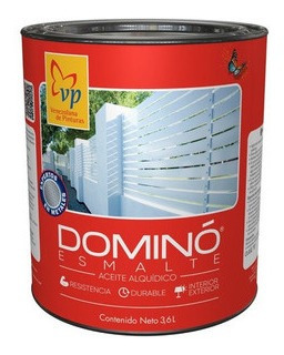 Pintura Esmalte Domino Galón Negro Carbón 