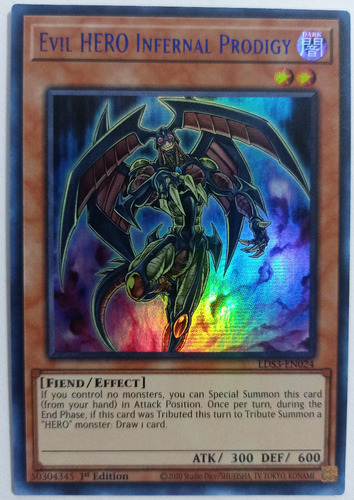 Evil Hero Infernal Prodigy - Ultra Rare    Lds3  Azul