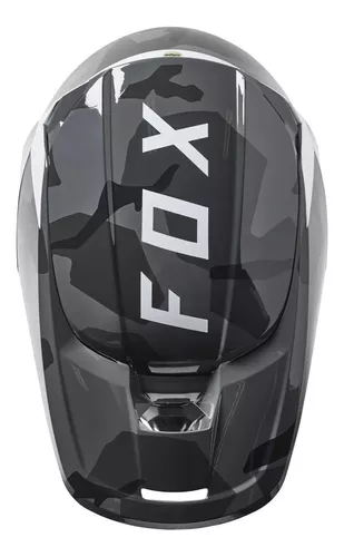 Fox Racing Casco de motocross V1 Core para jóvenes, camuflaje negro BNKR,  talla S