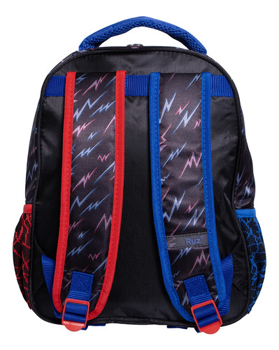Mochila Sonic Shadow Original Marca Ruz Tamaño Kinder Azul Lisa