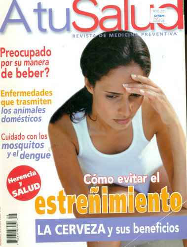 Revista A Tu Salud No. 28 Junio 2006 Estreñimiento