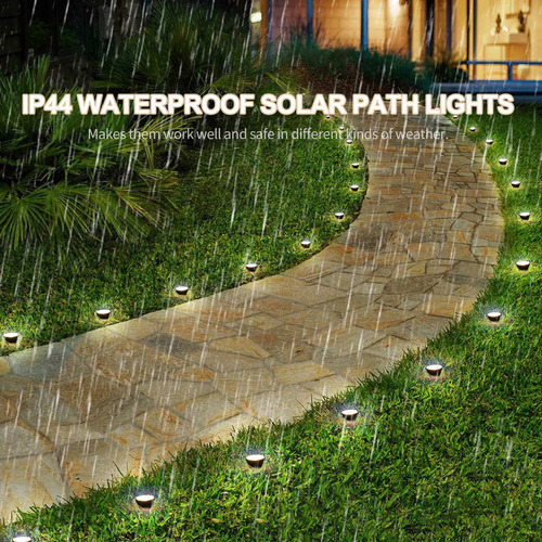 Paquete De 10 Luces De Estaca Solar Para Exteriores, Decorac