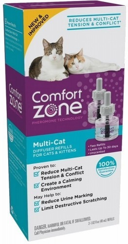 Comfort Zone Repuesto P/difusor  Feromonas Multigatos 6 Pack