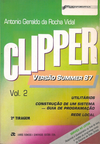 Livro Clipper Versão Summer 87 - Vol 2