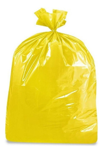 Bolsa Residuos Peligrosos Consorcio Amarillo  80x110 X400u