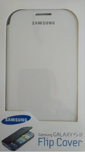 Flip Cover Para Samsung Galaxy S3 Blanco
