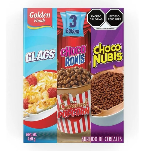 Golden Foods® De Cereales 3 Bolsas En Caja De 450 G