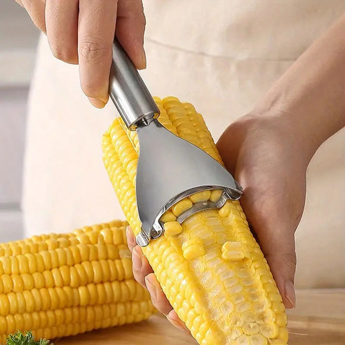 Descascador Prático De Milho Em Aço Inox Com Cabo Ergonômico