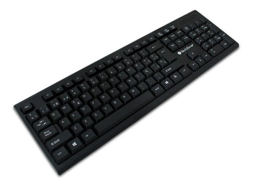 Teclado Alámbrico Usb Tz16tec01-ala Negro Español Ergonómico