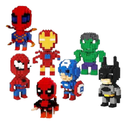 10 Figura Magic Bloks20cm Varios Personajes