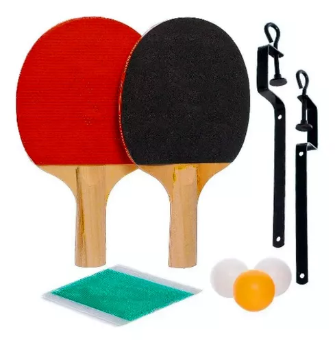 Ping Pong jogo completo com 2 raquetes e 3 bolinhas