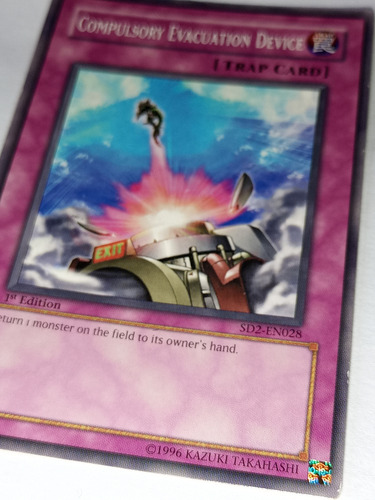 Compulsory Evacuation Device Yugioh Tcg #sd2-en028 Compulsory Evacuation Device Inglés (Usado)