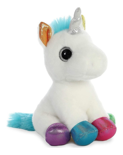 Peluche Aurora Unicornio Patas Multicolor 22cm Febo