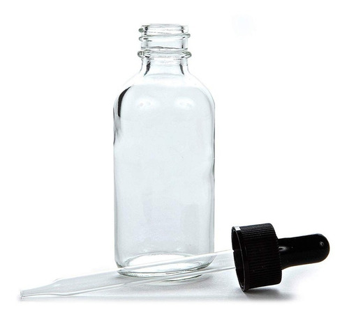 Gotero Vidrio 30 Ml Con Pipeta Color Transparente