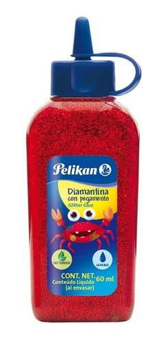 Adhesivo Con Glitter Pelikan X 60 Ml - Varios Colores