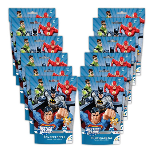 Paq. Rompecabezas Fiesta Infantil Niño-justice League.