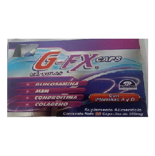 G-fx Caps C/60 Cap Reparador De Articulaciones Glucosamina