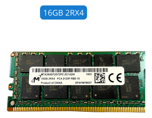 Memória Servidor Micron Ddr4 16gb 2133p Ecc Rdimm Verde-escuro