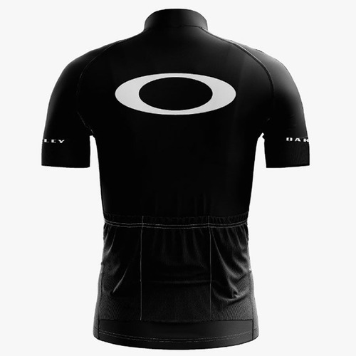 Imagem 2 de 3 de Camisa Scape Oakley Ciclismo Preta E Branca Mtb Speed
