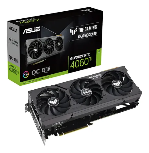 ASUS GeForce RTX 4060 Ti OC 8GB 中古美品 Placa De Vídeo Asus Tuf Gaming Rtx 4060 Ti 8gb Gddr6