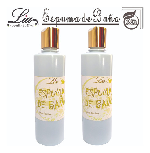 Espuma De Baño Tina De Baño O Jacuzzi, 500 Ml, 100% Natural
