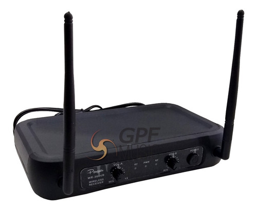 Imagen 3 de 9 de Microfono Inalambrico Vhf Doble Mano Parquer Wr-368vr
