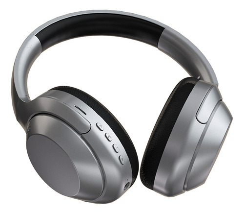 Audífonos Bluetooth Inalambricos Diadema Yisen Con Micrófono Color Plateado