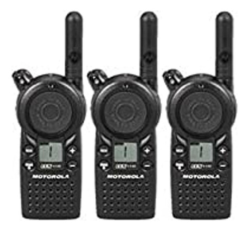 3 Unidades De Motorola Cls1110 Radio De Dos Vias Walkie Talk