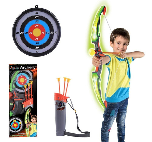 Arco Y Flecha  Luminoso Juguete Para Niños