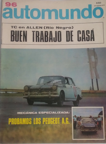 Revista Automundo 96 Tc En Allen Casa , Probamos Peugeot A.g