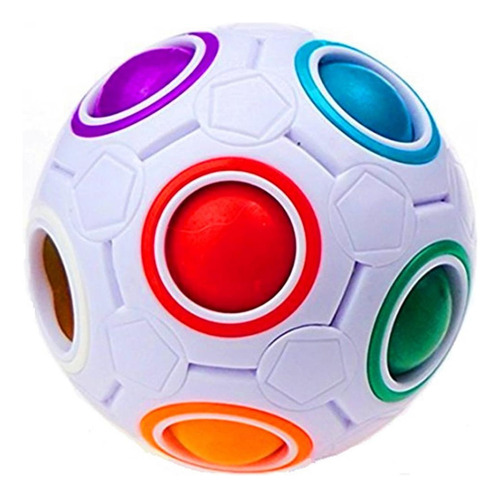 Cuberspeed Rainbow Ball Magic Cube Fidget Puzzle Bola Mágica