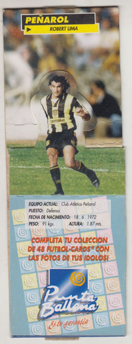 Futbol Cards Punta Ballena Robert Bola Lima Peñarol Uruguay