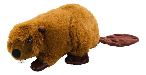 Castor Marrom Animais De Pelúcia 22 Cm
