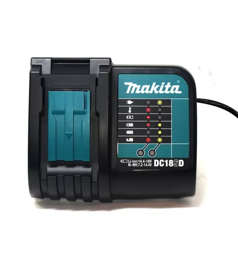 Taladro Atornillador Percutor DHP458RFE Inalámbrico 18V Max. Torque 84 N.m  + 2 Baterías 3 Ah + Cargador Makita