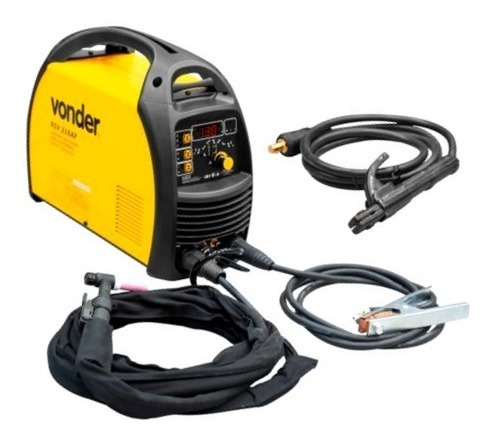 Imagem 3 de 3 de Maquina Solda Inox Cobre Etc Inversor Digital Pulsado Vonder