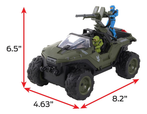 Halo Infinite Vehículo A Control Remoto Unsc Warthog