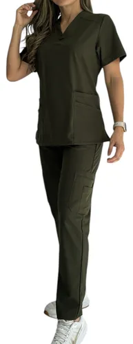 Uniforme Pijama Medica Mujer Antifluido Scrub