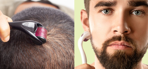 Dermaroller 2.0 Mesoroller Facial Capilar Crecimiento Barba